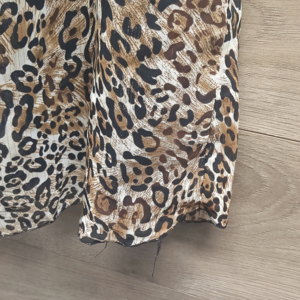 Ruby Rox Y2k Leopard Print Spaghetti Strap Top Wo… - image 4